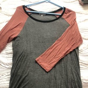 Charlotte Russe baseball tee